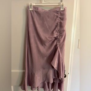 Purple Midi Skirt